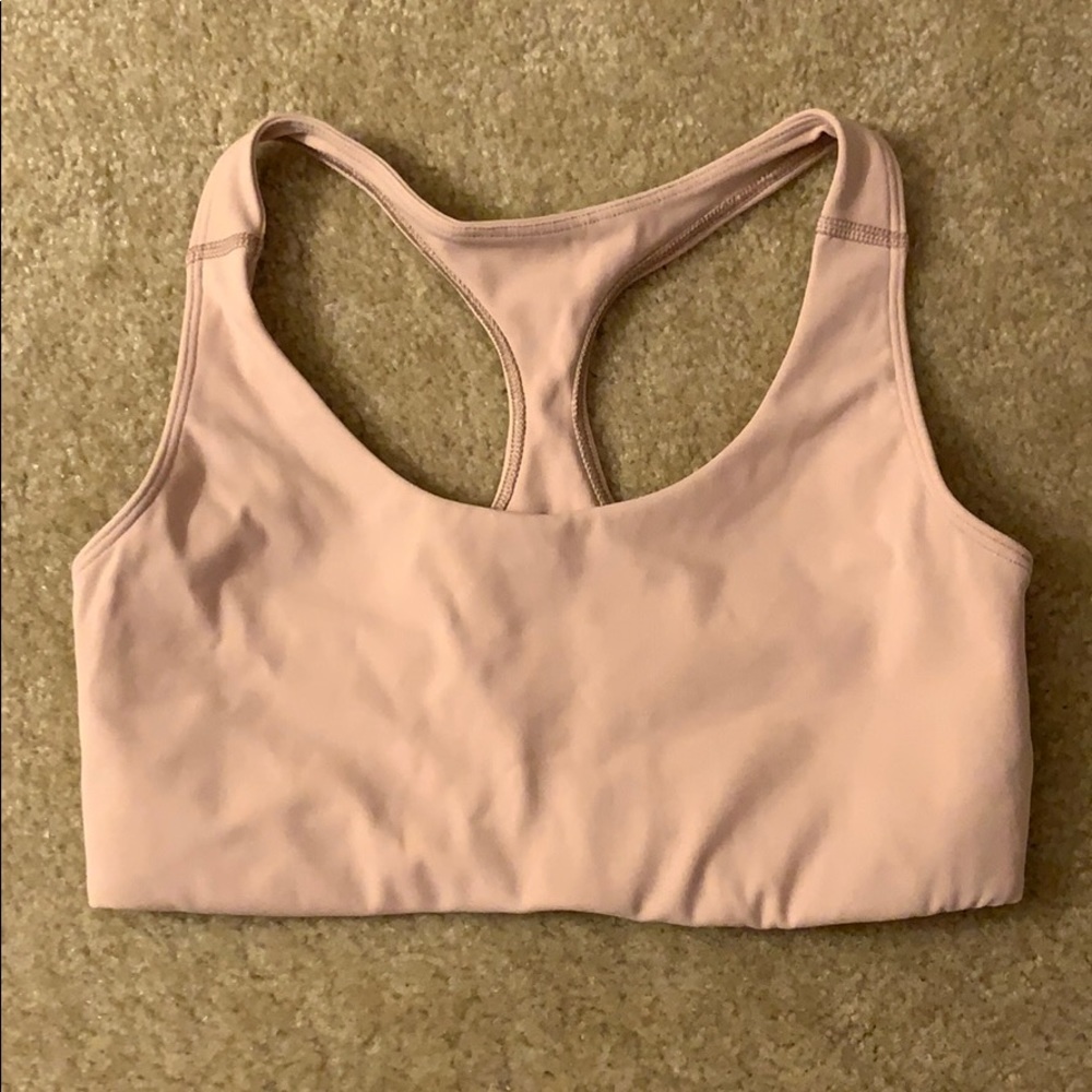 Aritzia Light Pink Sports Bra